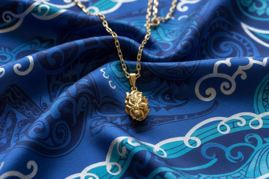 Sterling Silver Octopus Pendant, Intricate Tentacles, Oxidized Ocean Jewelry (etsy image id: 4903725973)