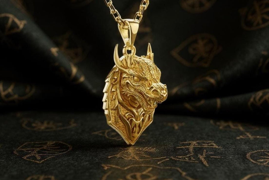 Whether you're looking for a bold statement piece or a subtle addition to your everyday look, this dragon pendant is versatile enough to suit any occasion. (etsy image id: 4804565064)