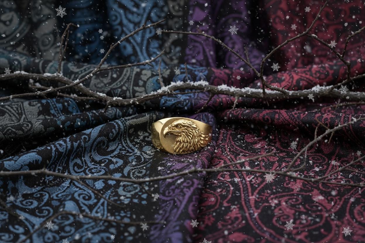 Sterling Silver Eagle Signet Ring: Handmade Animal Jewelry (etsy image id: 7223430881)