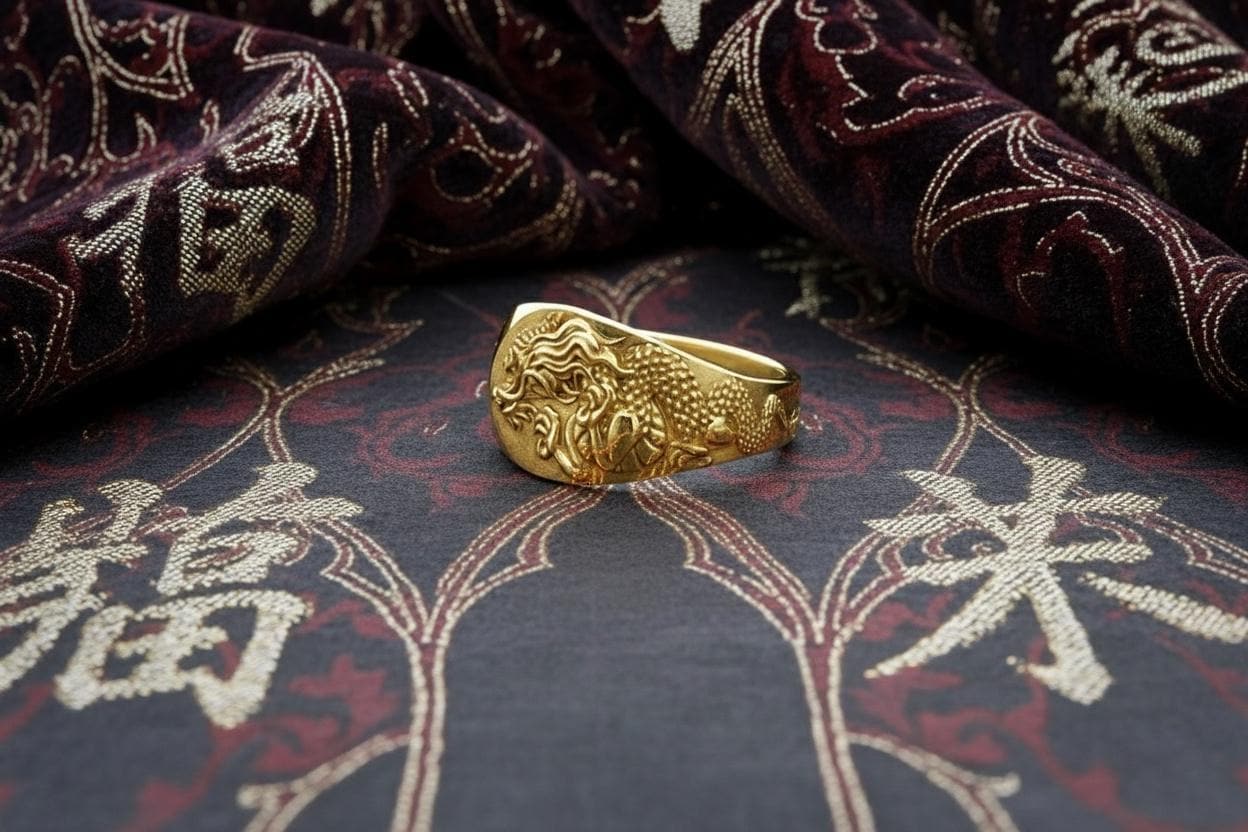 Oxidized Sterling Silver Chinese Dragon Ring: Mythology Jewelry (etsy image id: 7251354579)