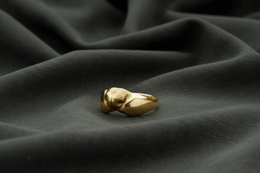 Handmade Sterling Silver Ferret Nose Ring, Minimalist Animal Jewelry, Unique Pet Lover Gift, Unisex Silver Ring, Modern Animal Ring (etsy image id: 6052315682)