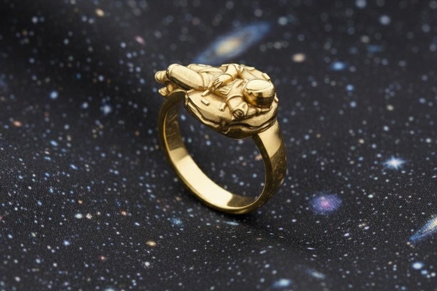astronaut jewelry	cosmo jewelry	space gift	chilling astronaut	donut astro	ring donut	astro donut (etsy image id: 7308349999)