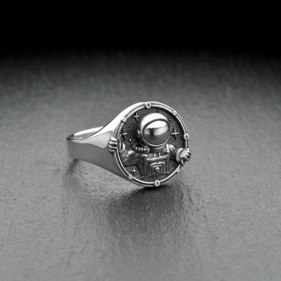 astronaut jewelry	cosmo jewelry	space gift	chilling astronaut	space jewelry	space invader (etsy image id: 7261144546)