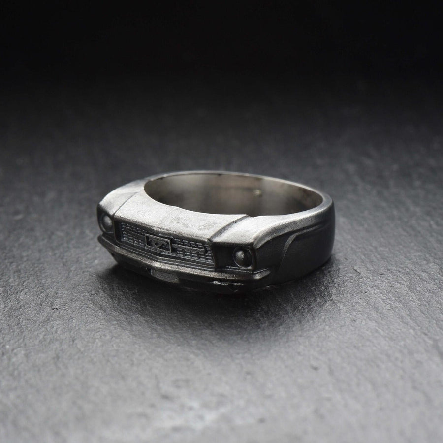 Handmade Sterling Silver Ford Mustang Ring: Car Lover Gift (etsy image id: 7261235068)