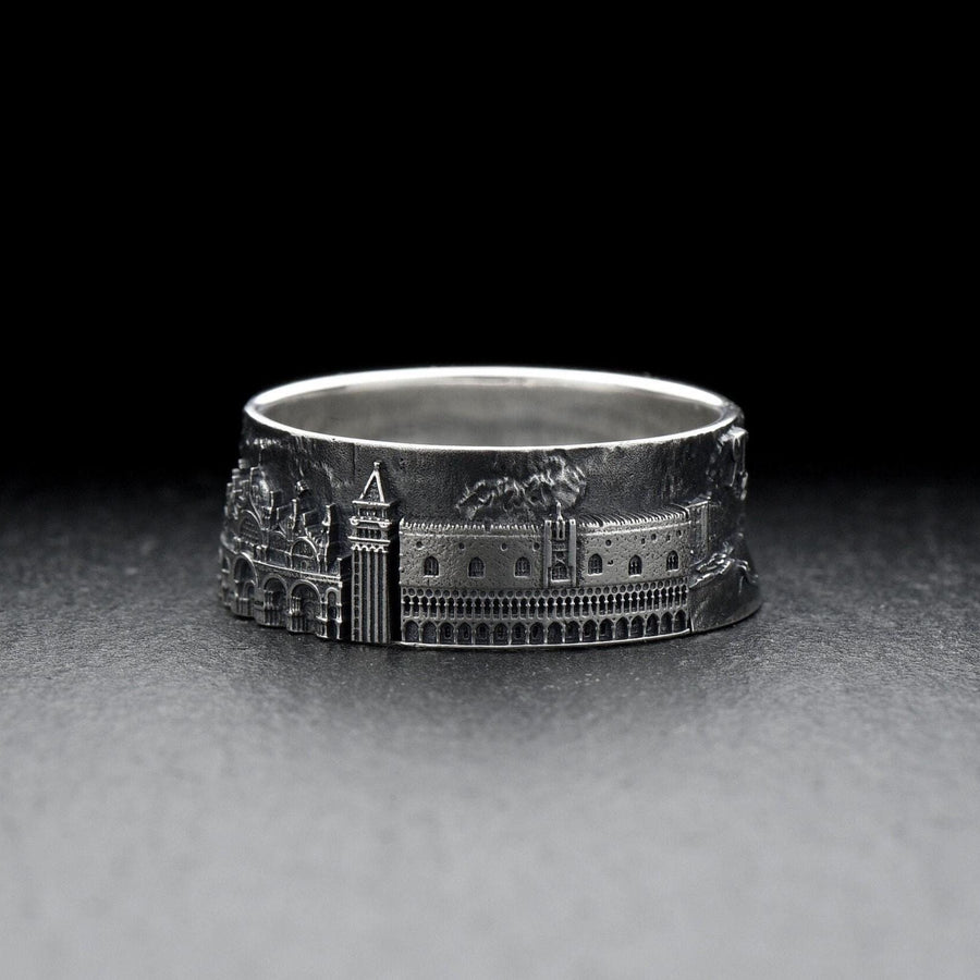 Venice Cityscape, Venice ring, Vintage Venice ring, Venice Skyline ring, Italian jewelry souvenir, Grand Canalazzo memory, Venice souvenir, Cityscape ring, Venice skyscape, Architecture jewelry, Italy lover gift, Venice landmarks, Venice watch places (etsy image id: 7262011404)