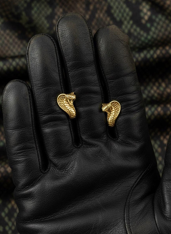 Sterling Silver Cobra Earrings: Handmade Snake Animal Jewelry (etsy image id: 7268167201)