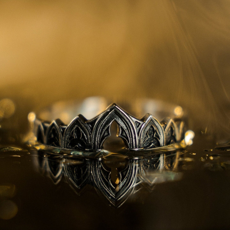 Sterling Silver Gothic Ring, Medieval Jewelry, Vintage Ring, Gift Idea, Goth Accessories, Gothic Jewelry, Handmade Wedding Ring, Unique Ring (etsy image id: 7273151059)