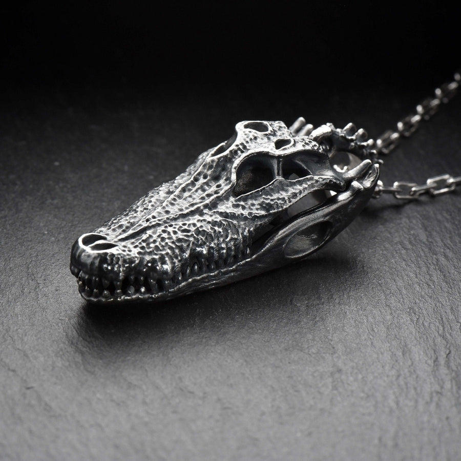 sterling silver	Silver Pendant	Skull	Silver Pendant Skull	Pendant Skull	jewelry Skull	Silver	Silver jewelry	jewelry	pendant crocodile	crocodile skull	Necklace skull	silver skull (etsy image id: 7306208445)