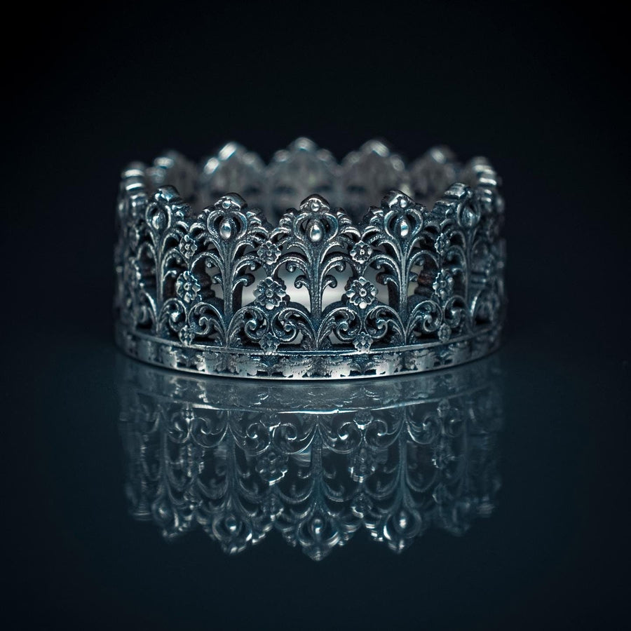 Step into the charm of vintage elegance with our Sterling Silver Wattle Fence Ring. This unique piece is inspired by the intricate patterns of traditional wattle fencing, meticulously crafted to capture its rustic beauty.

Whether you’re a fan of gothic jewelry or seeking a unique statement piece, this ring is a perfect choice. Embrace the beauty of craftsmanship with our Wattle Fence Ring, a timeless addition to your collection. (etsy image id: 7308354807)
