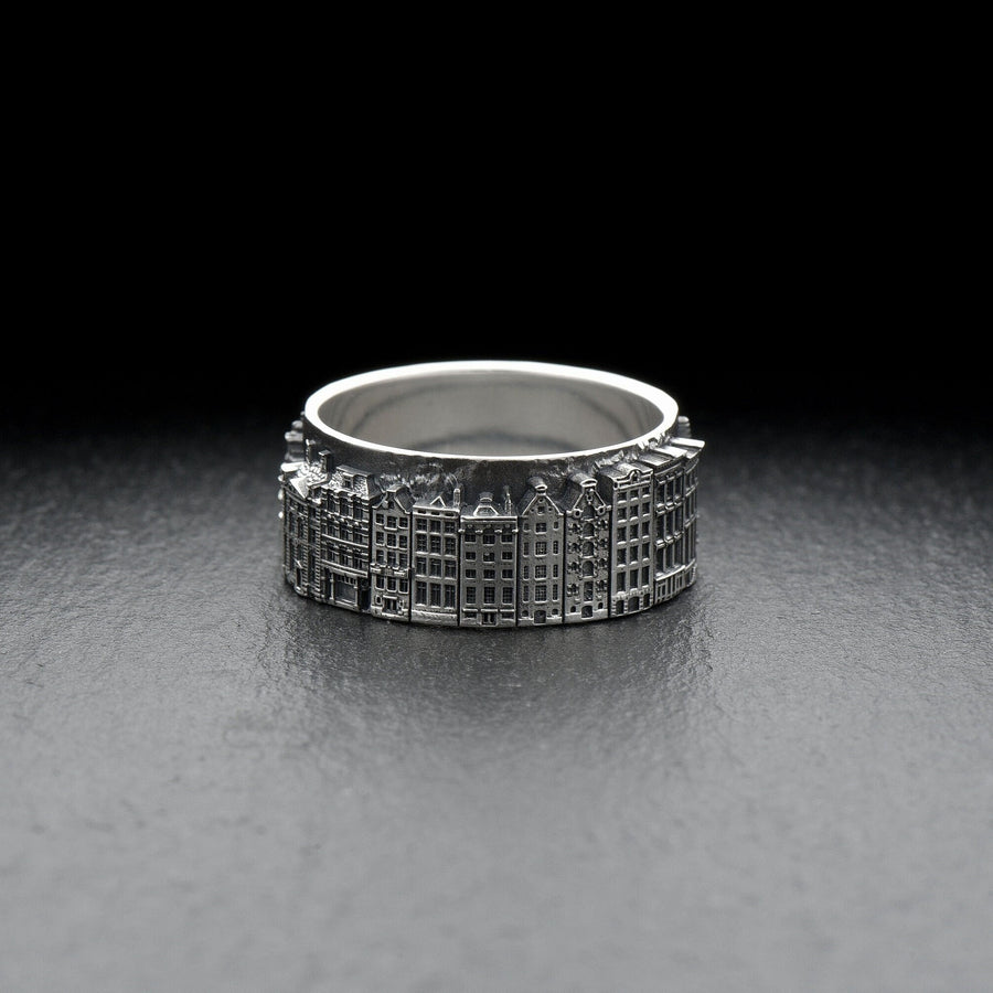 amsterdam ring	cityscape ring	amsterdam cityscape	traveler ring	Custom City Ring	city ring	abroad gift	study abroad gift	wedding gift	statement ring	anxiety ring	skyline ring	ring with city (etsy image id: 7309937379)