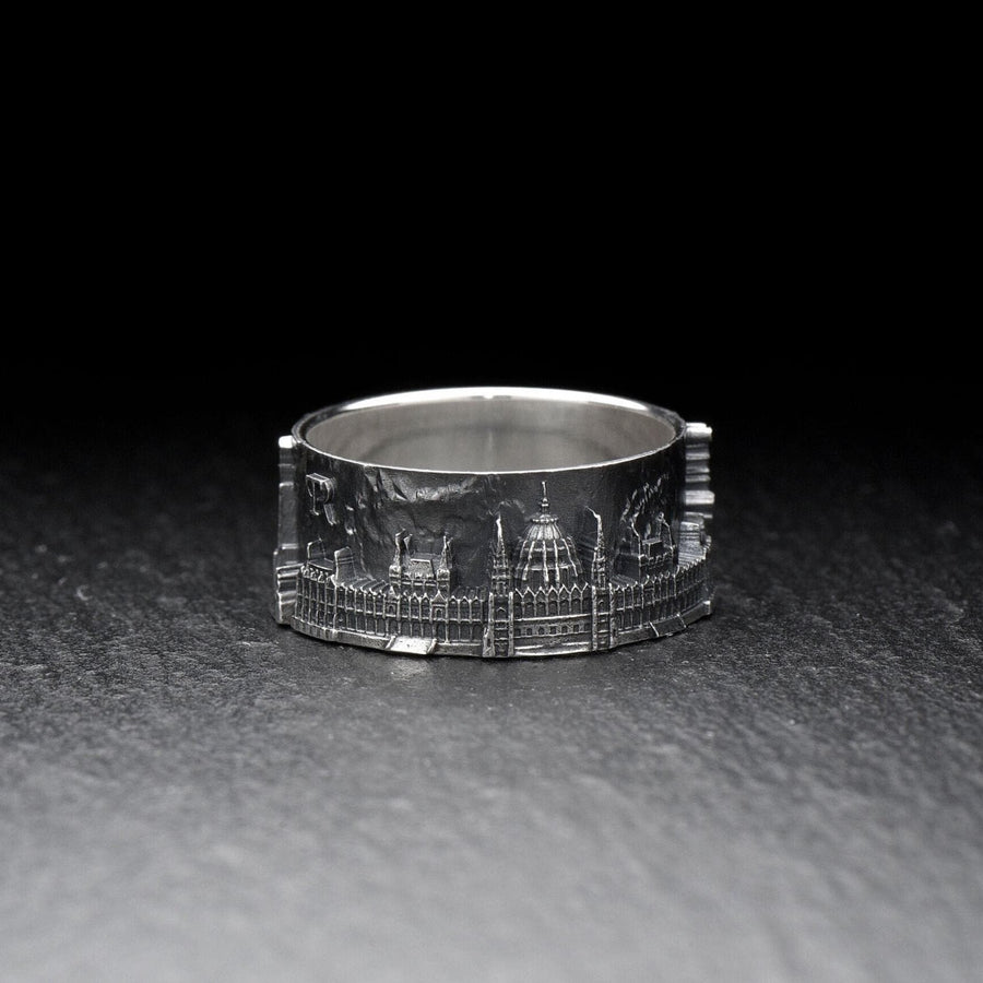 Budapest Cityscape		Statement Rings	Homesick	Skyline Rings	City ring	anniversary gift	ring City (etsy image id: 7335881414)