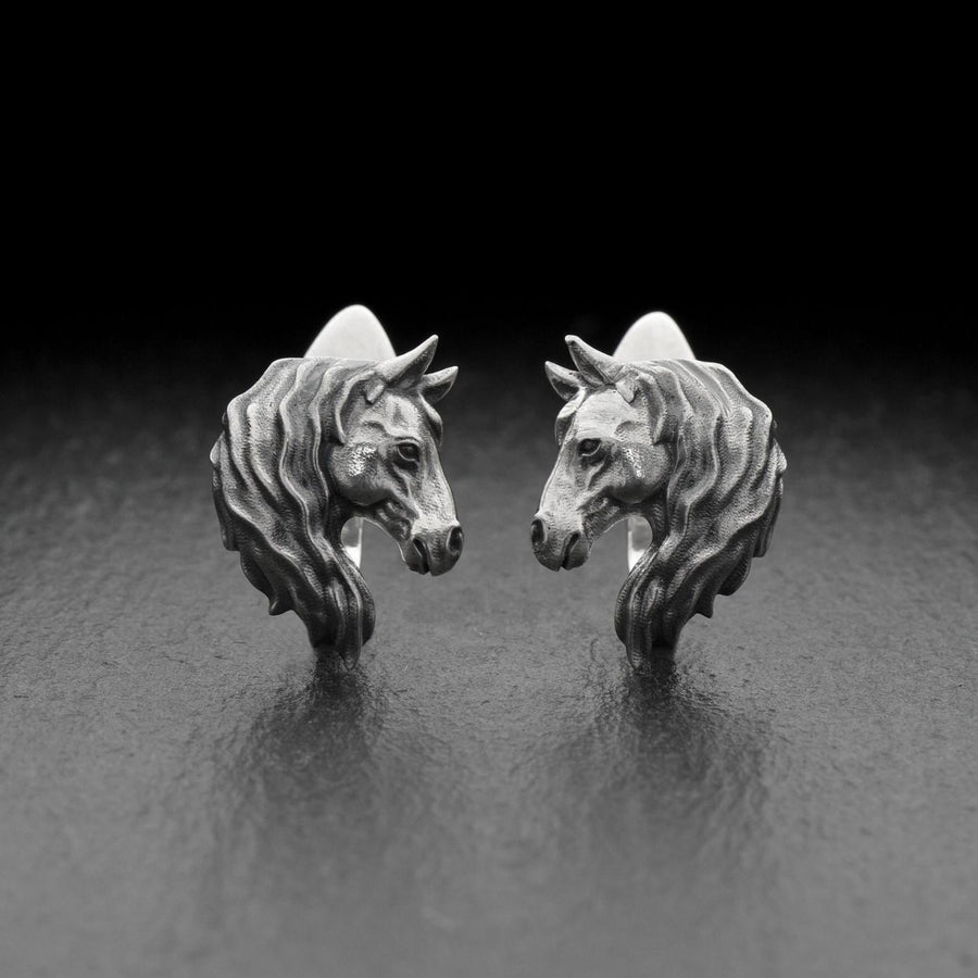 silver earrings	earrings	jewelry	gift	Sterling silver	animal earrings	animal jewelry	Horse Earrings	Horse	Horse lovers	Horse jewelry (etsy image id: 7339758378)