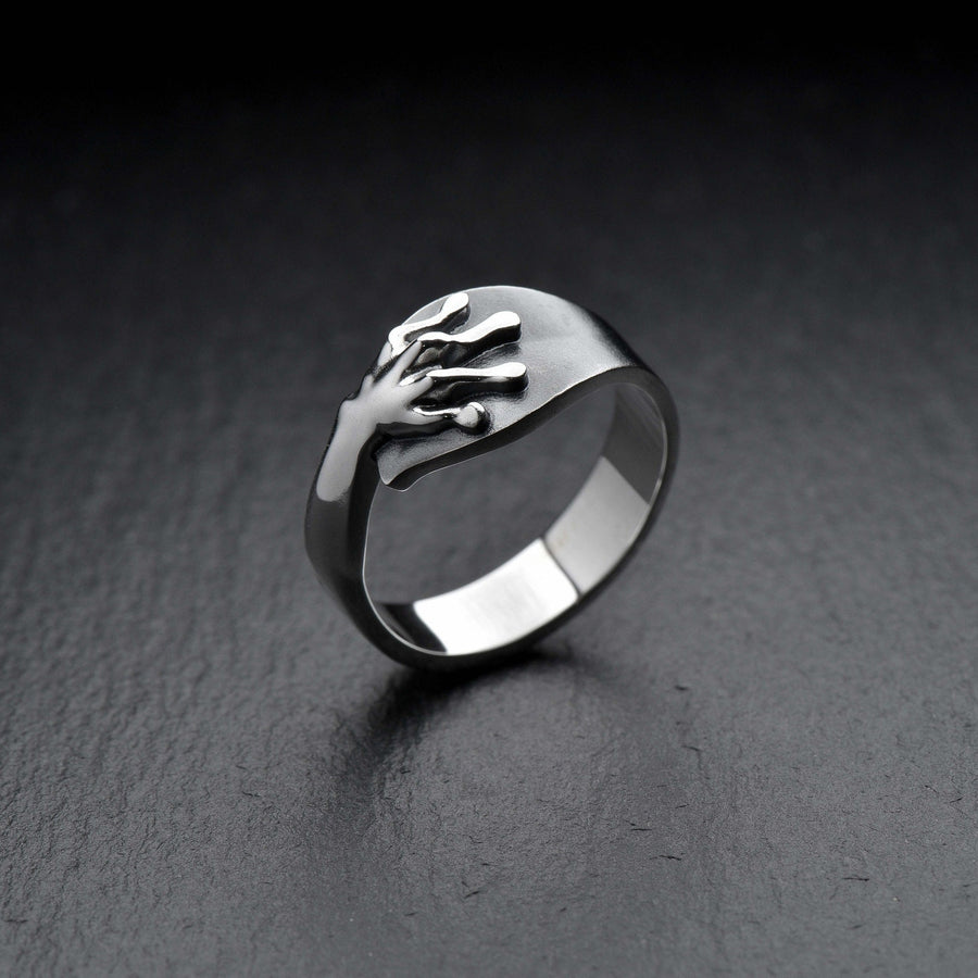 animal jewelry	animal ring	silver ring	frog lover	frog ring	Froschring	bague grenouille	frog totem ring	frog gift	frog jewelry	frog	silver frog ring	gift for her (etsy image id: 7348929144)