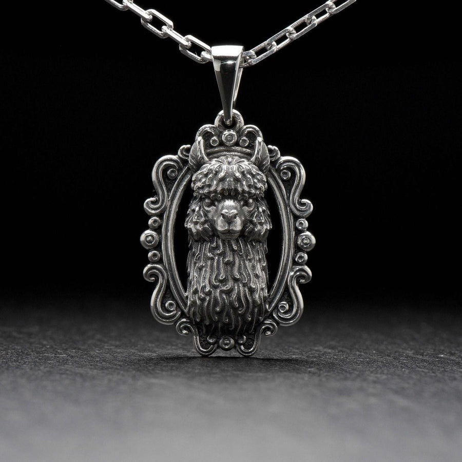 Silver pendant	Pendant Lama	Pendant	Lama	Lama lovers	Sterling silver	silver jewelry	Lama jewelry (etsy image id: 7349140432)