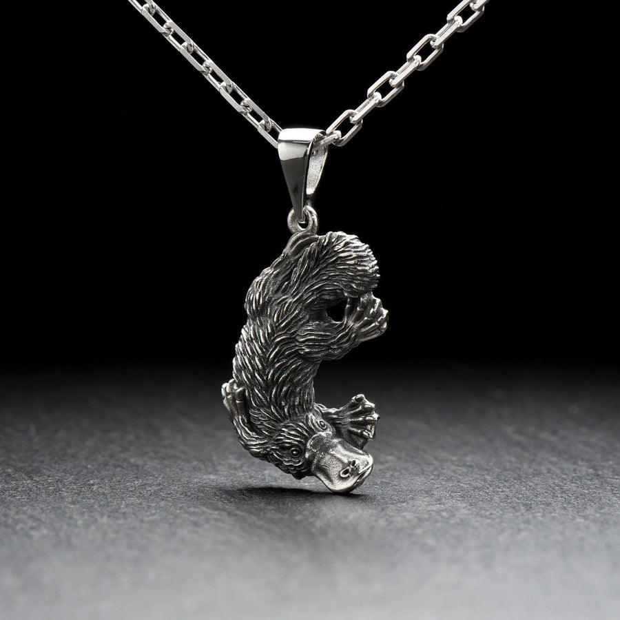 cute gift	silver pendant	bff gifts	family jewelry	gift for her	animal jewelry	handmade jewelry	nature gift	platypus neckalce	platypus lover gift	duckbill pendant	silver platypus	platypus gift (etsy image id: 7349295426)
