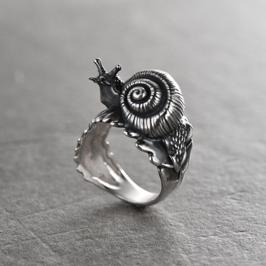 Add a touch of charm and sparkle to your look with an our snail ring! (etsy image id: 7360318633)
