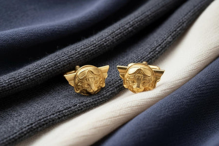 Aviator Cat Silver Cufflinks – Avant Garde Sterling Silver Cat Pilot Accessories | Unique Gift for Men and Cat Lovers (etsy image id: 7360818256)