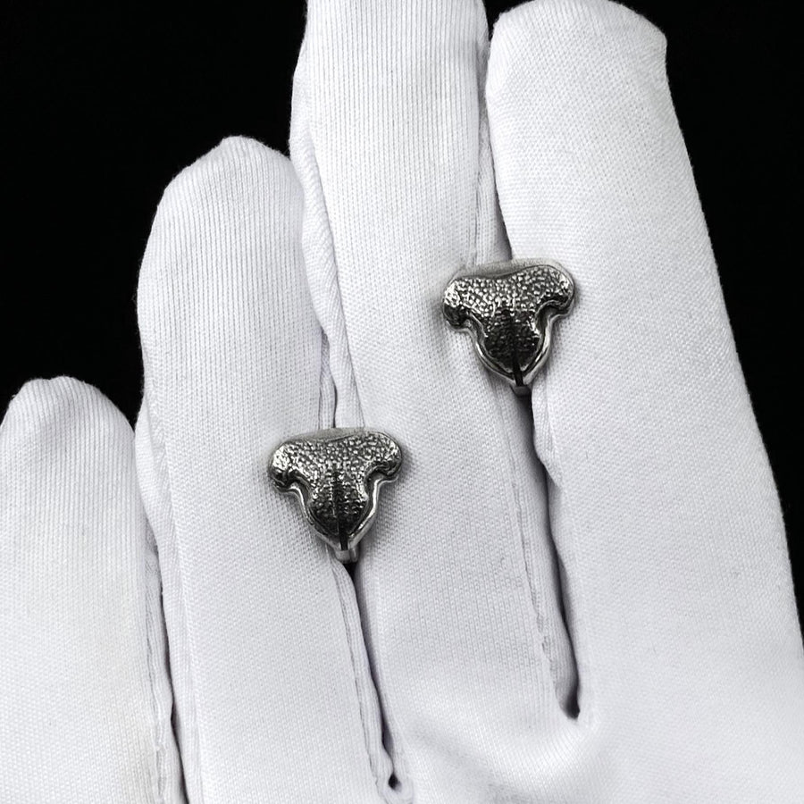 Cat Nose Earrings Silver – Sterling Silver Feline Nose Studs | Minimalist Animal Lover Jewelry, Subtle Cat Charm (etsy image id: 7373616758)