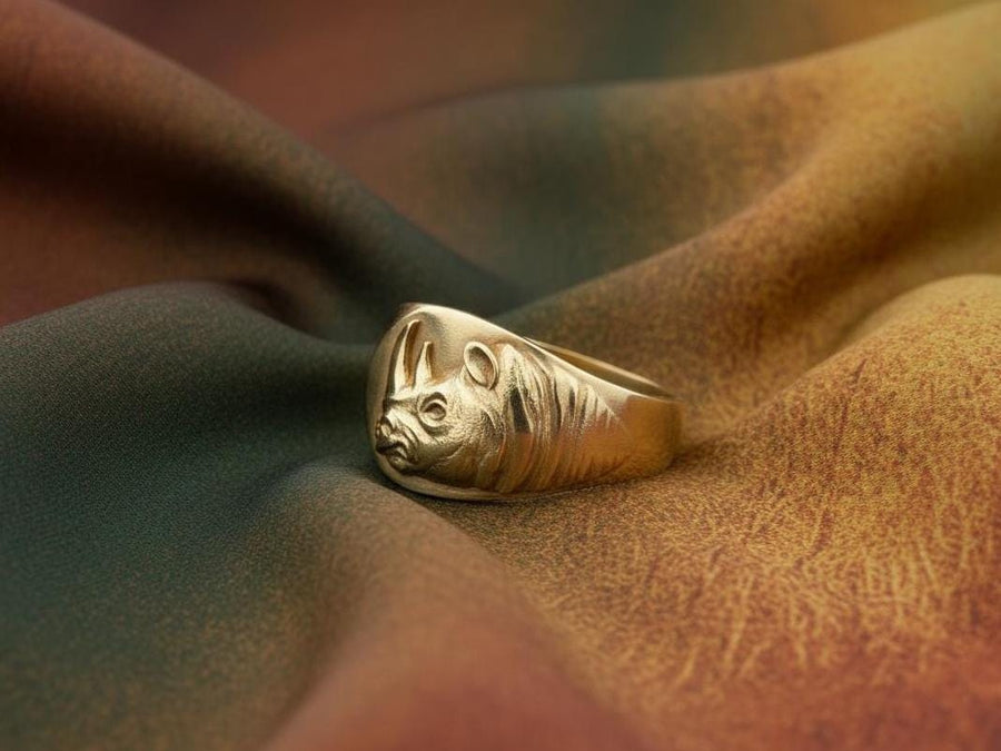 Signet ring	silver signet ring	animal signet ring	animal silver ring	signet silver ring	men ring	rhinoceros jewelry	rhinoceros ring	rhinoceros signet	anneau de rhinocéros	Nashorn-Ring	rhino	rhino ring (etsy image id: 4099453589)