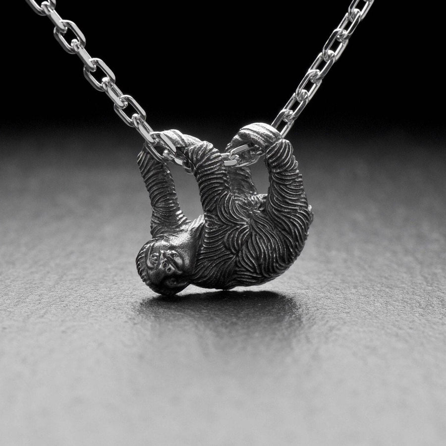 silver pendant	Sterling silver	Sloth jewelry	Sloth pendant	Sloth	Sloth silver pendant	pendant	silver necklace	Sloth necklace (etsy image id: 7397197113)
