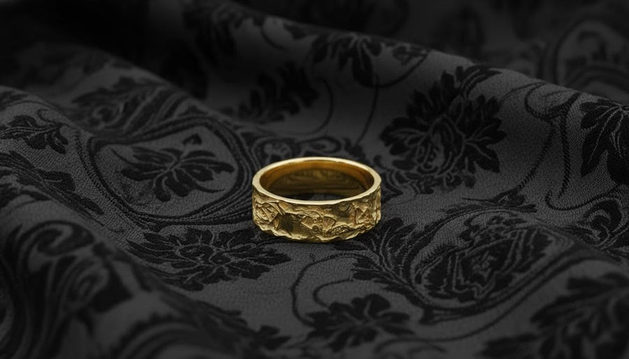 sterling silver ring	love gift	sweetheart gift	skeletons couple	couple ring (etsy image id: 4324778936)