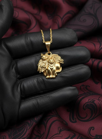 Angel Demon Cats Sterling Silver Pendant – Gothic Feline Duality Necklace Gift (etsy image id: 7412098007)