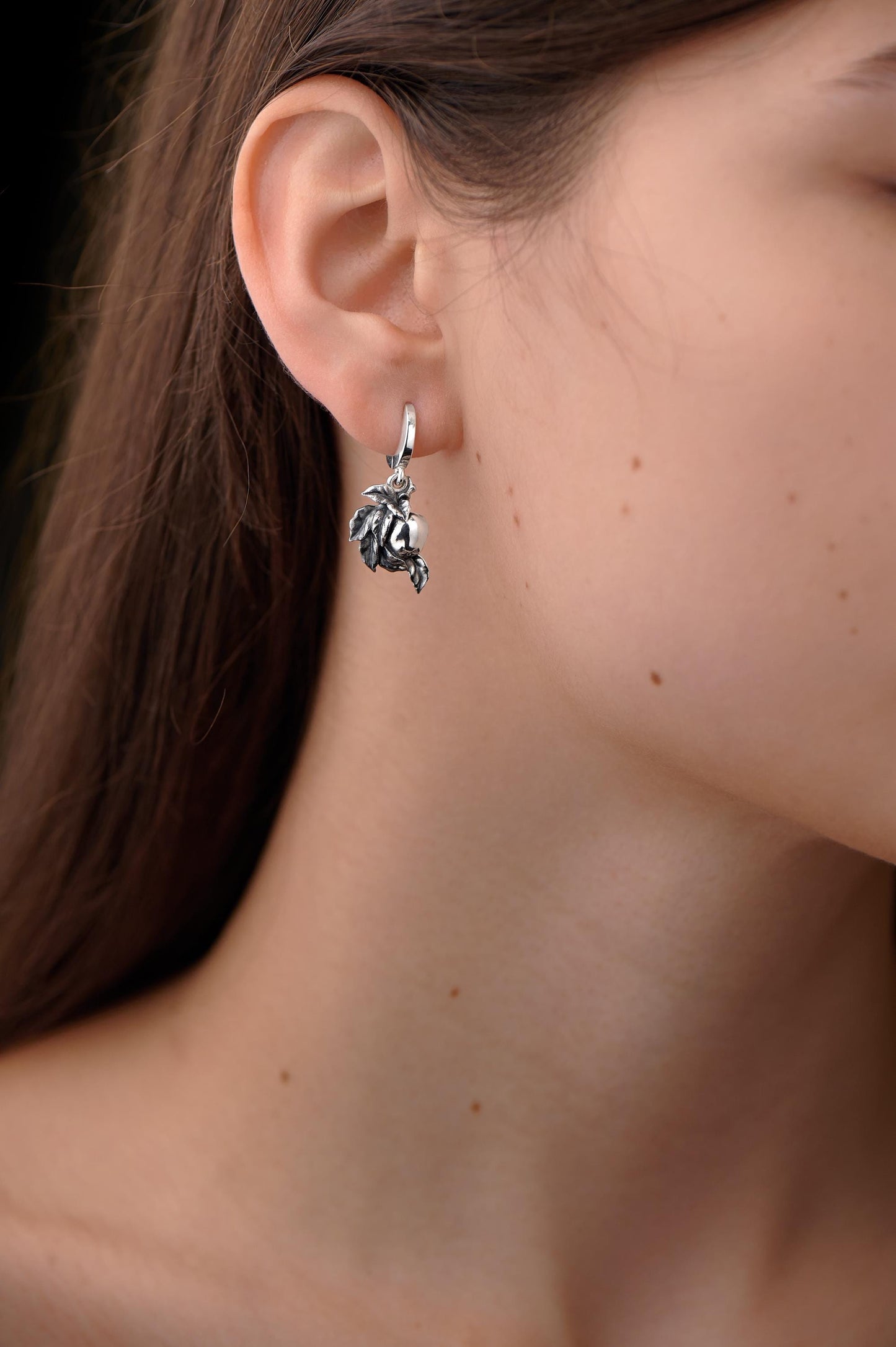 Sterling Silver Serpent Earrings: Handmade Animal Jewelry (etsy image id: 7416012491)