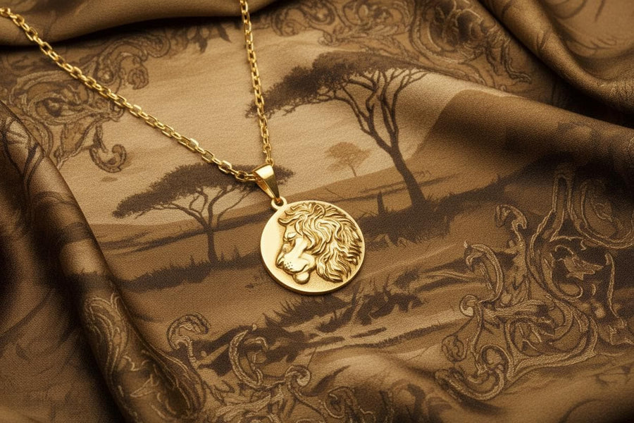 Lion silver pendant	Lion's head jewelry	Lion's head silver	animal jewelry	Lioness pendant (etsy image id: 4725147157)