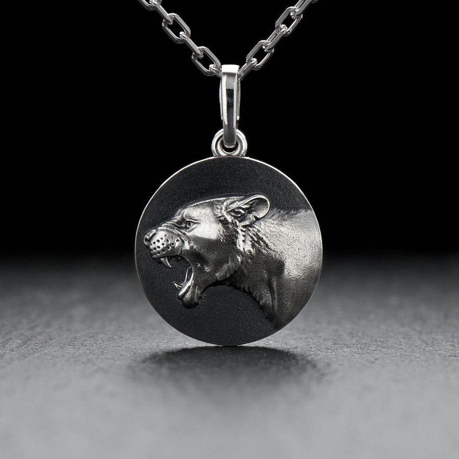 Lion silver pendant	Lion's head jewelry	Lion's head silver	brutal pendant	animal jewelry	nature jewelry	Lioness pendant	Lioness silver head	Lioness head	Lioness souvenir	lion pendant	pendant	lioness (etsy image id: 7420387075)