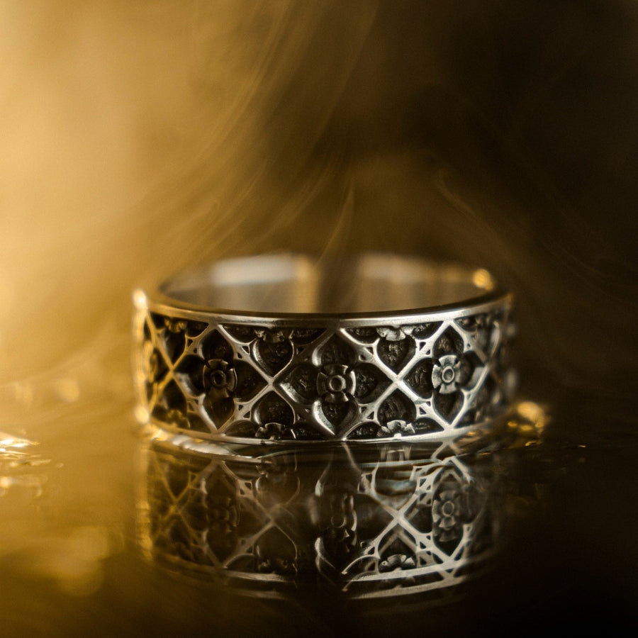 Step into the mystical world of knights and castles with our captivating Medieval Gothic Ring! Crafted with the utmost attention to detail, this ring embodies the grandeur and mystery of the medieval era. Each piece is handcrafted by skilled artisans, ensuring a unique and timeless treasure for your collection. Whether you're a history enthusiast, a fantasy lover, or simply appreciate the beauty of artisanal jewelry, this ring is sure to capt (etsy image id: 7423388513)