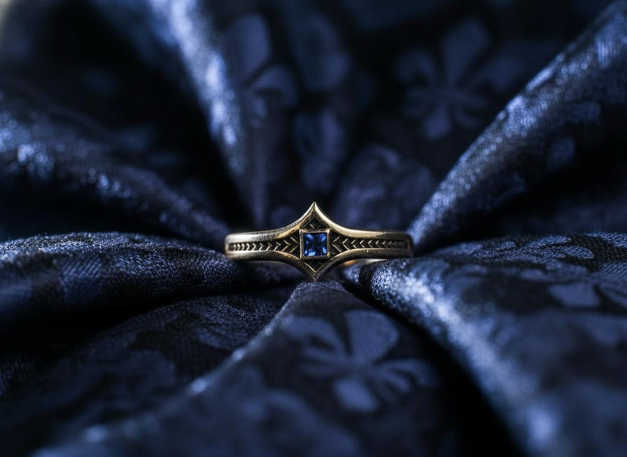 Sterling Silver Gothic Ring, Gemstone Ring, Handmade Goth Ring, Medieval Jewelry, Unique Wedding Ring, Holiday Gift, Vintage Ring, Gift Idea

This stunning ring is handcrafted with love and care, featuring intricate gothic-inspired details and a mesmerizing gemstone centerpiece. Each piece is meticulously crafted to capture the essence of elegance and mystery. (etsy image id: 6964850431)