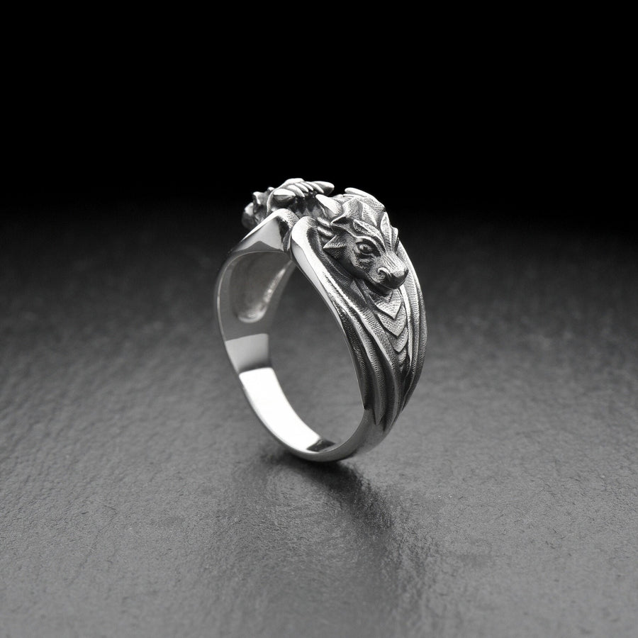 dragon ring	dragon rings	dragon jewelry	dragon ring silver	dragon ring women	dragon ring men (etsy image id: 7689539034)