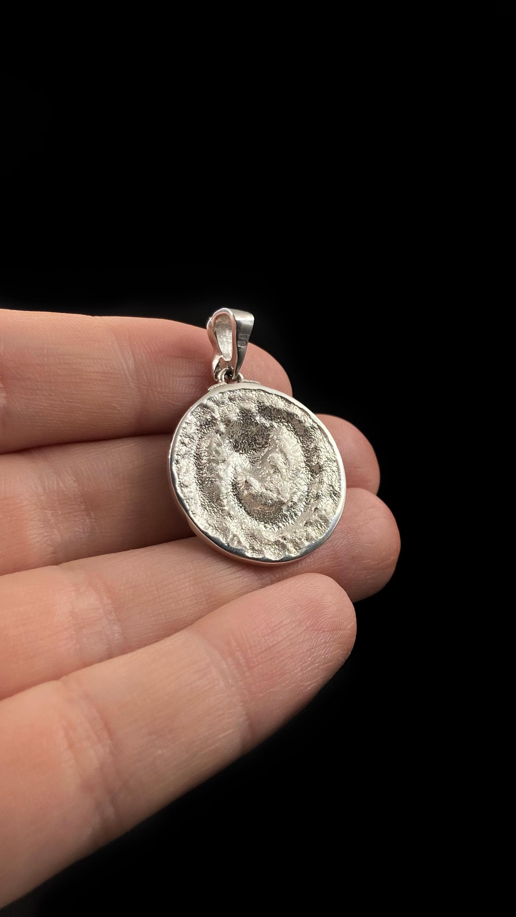 Sterling Silver Chinese Dragon Pendant Necklace: Handmade Dragon Jewelry (etsy image id: 7861645202)